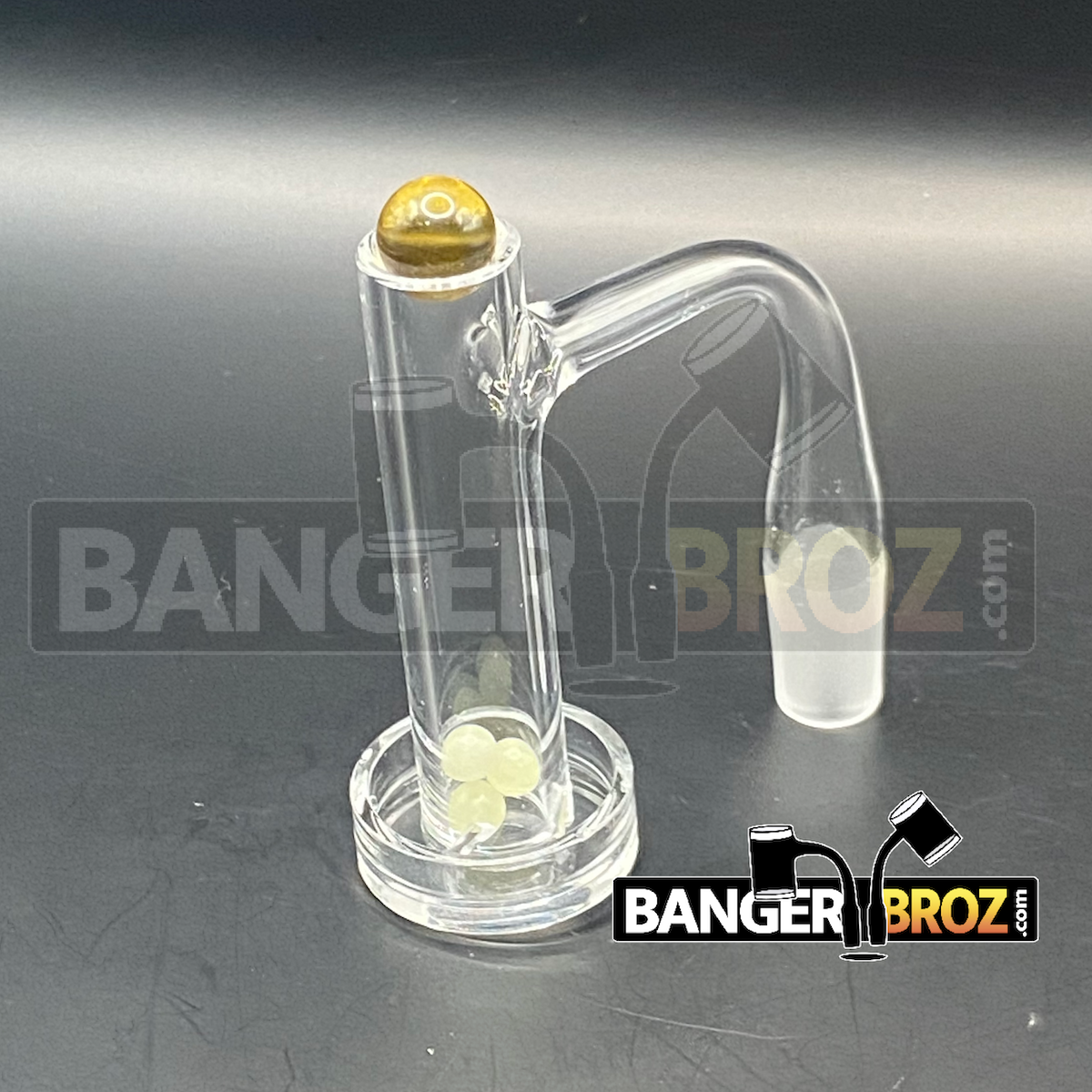 14mm Male 90 degree Terp Tower Set (Yellow)