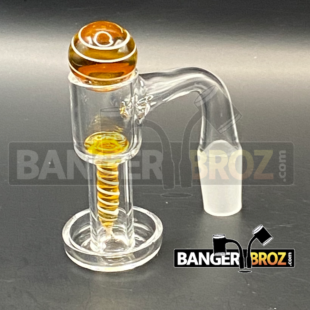 14mm Male 90 Degree Terp Slurper Screw Set (Yellow)