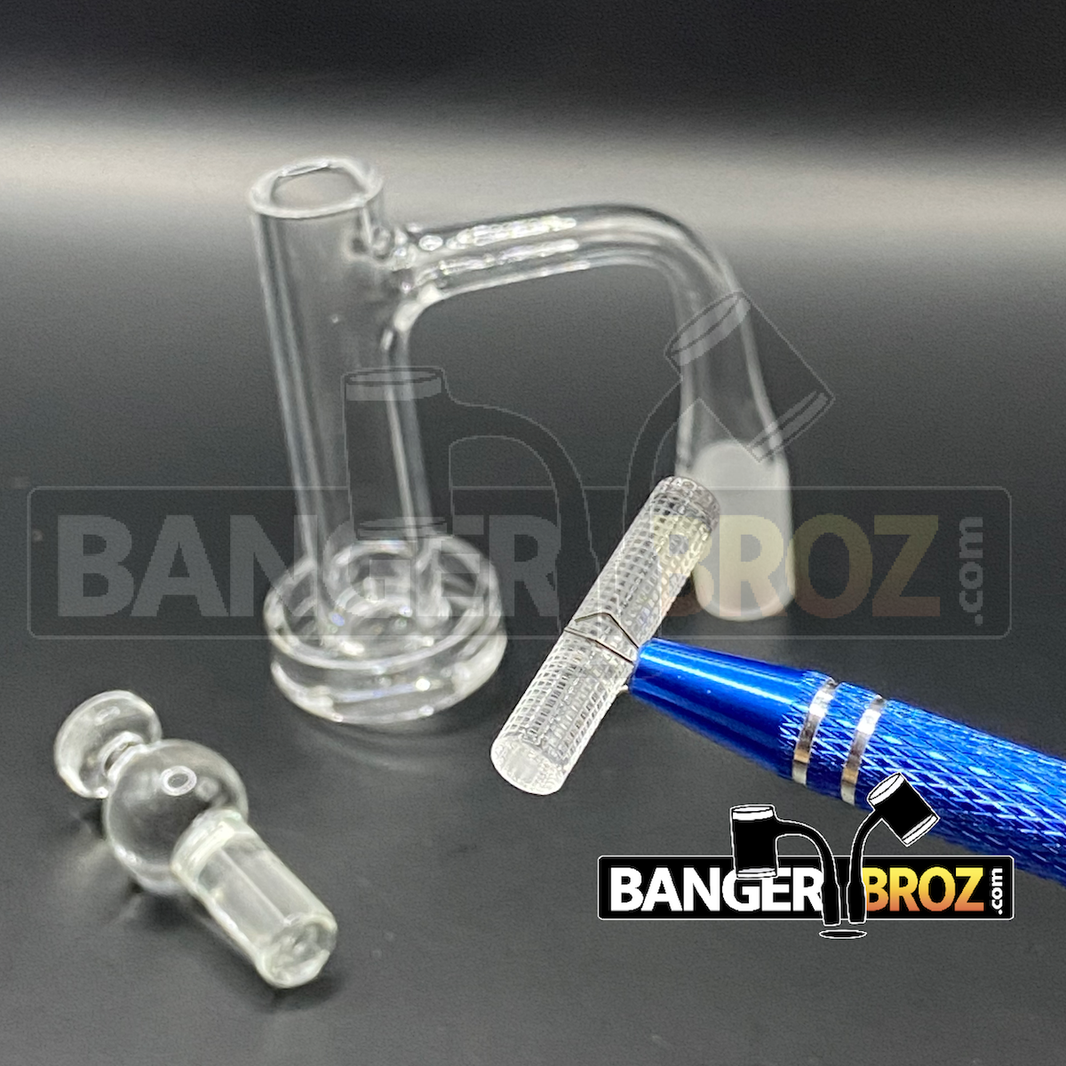 14mm Male 90 Degree Terp Tower Set - (Style B)