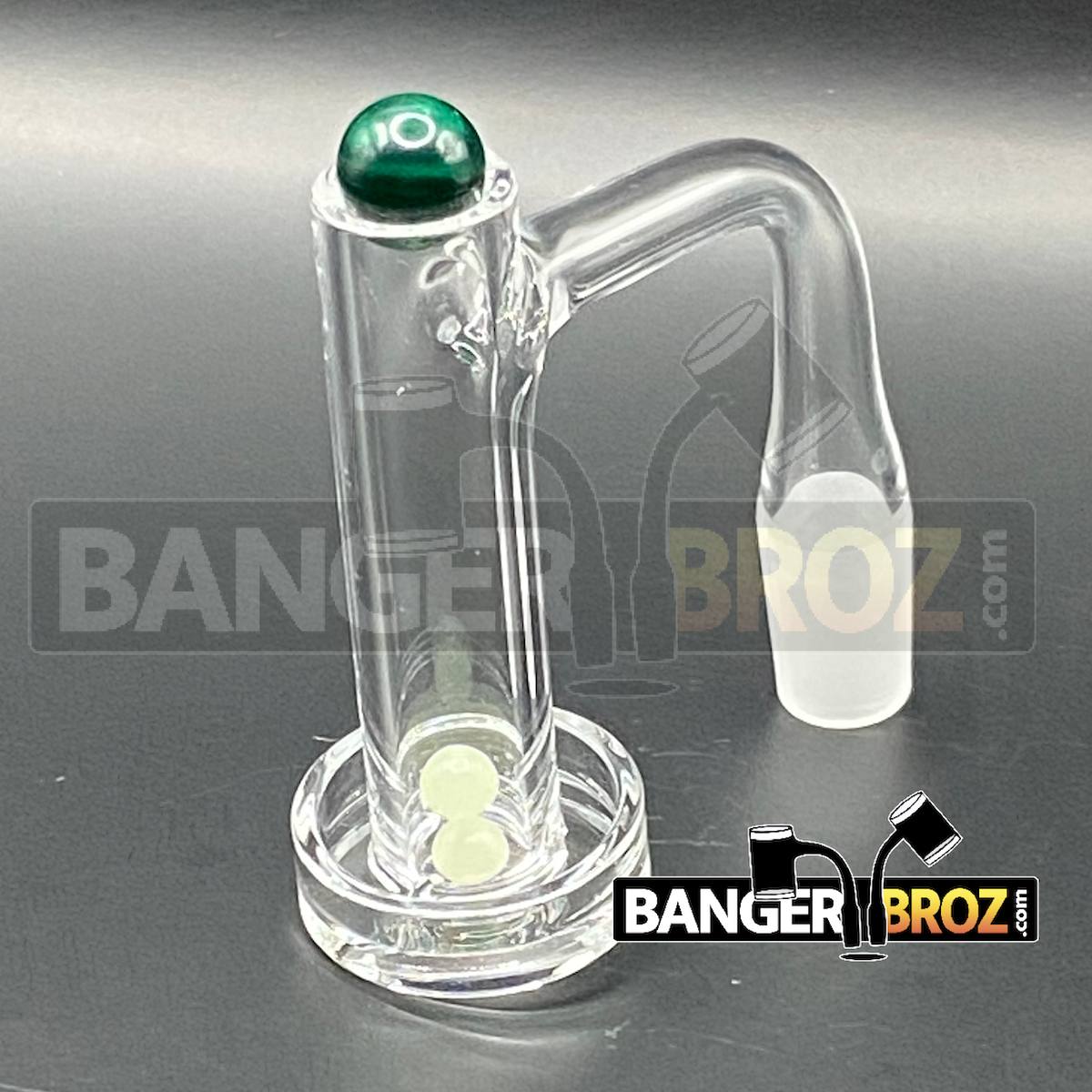 14mm Male 90 degree Terp Tower Set (Green)