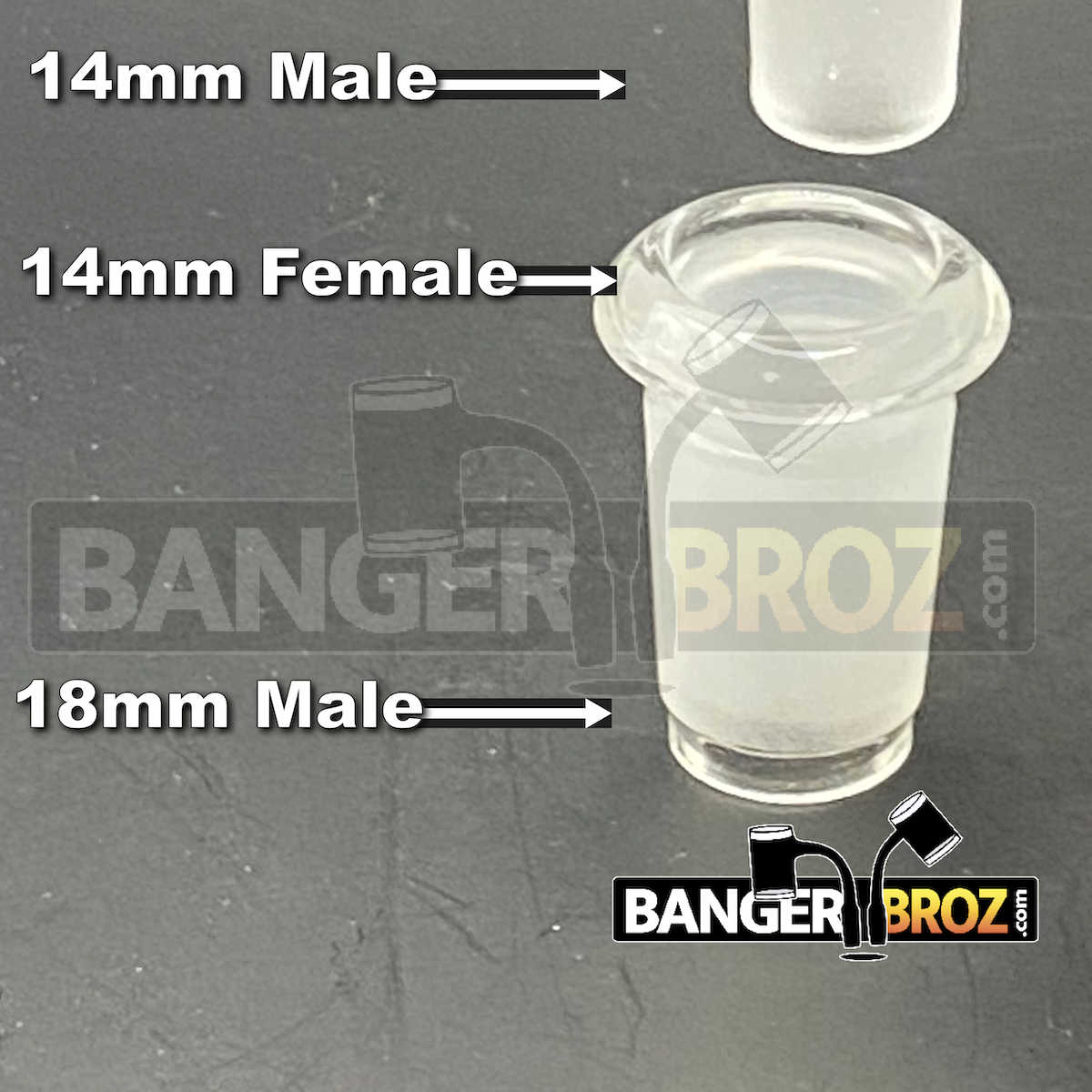 18mm Male to 14mm Female Adapter