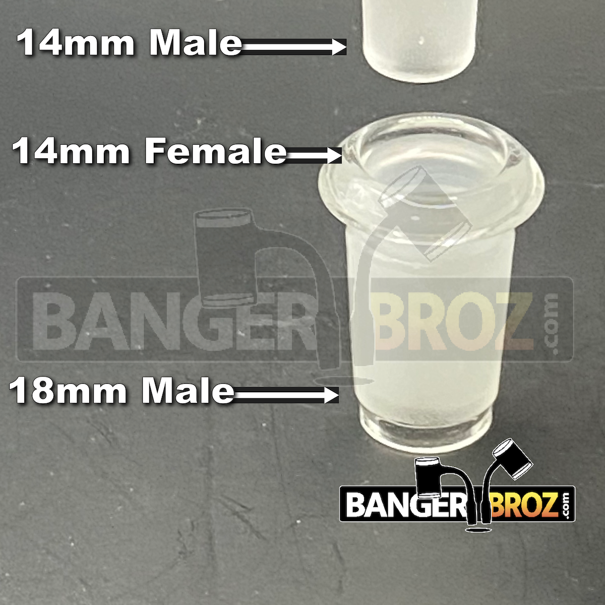 18mm Male to 14mm Female Adapter