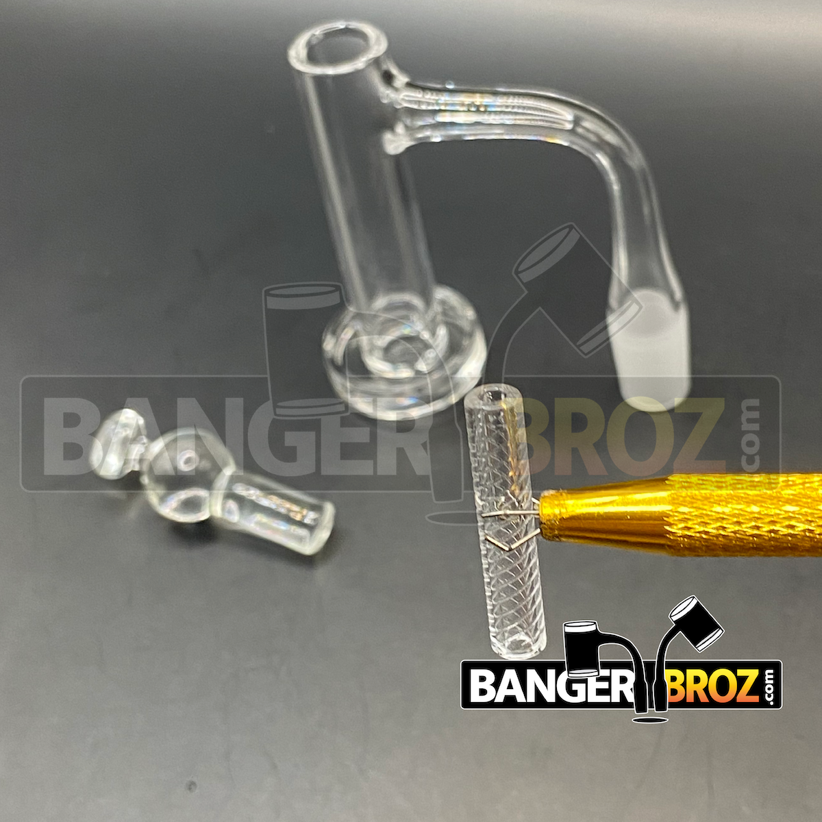 14mm Male 90 Degree Terp Tower Set - (Style C)