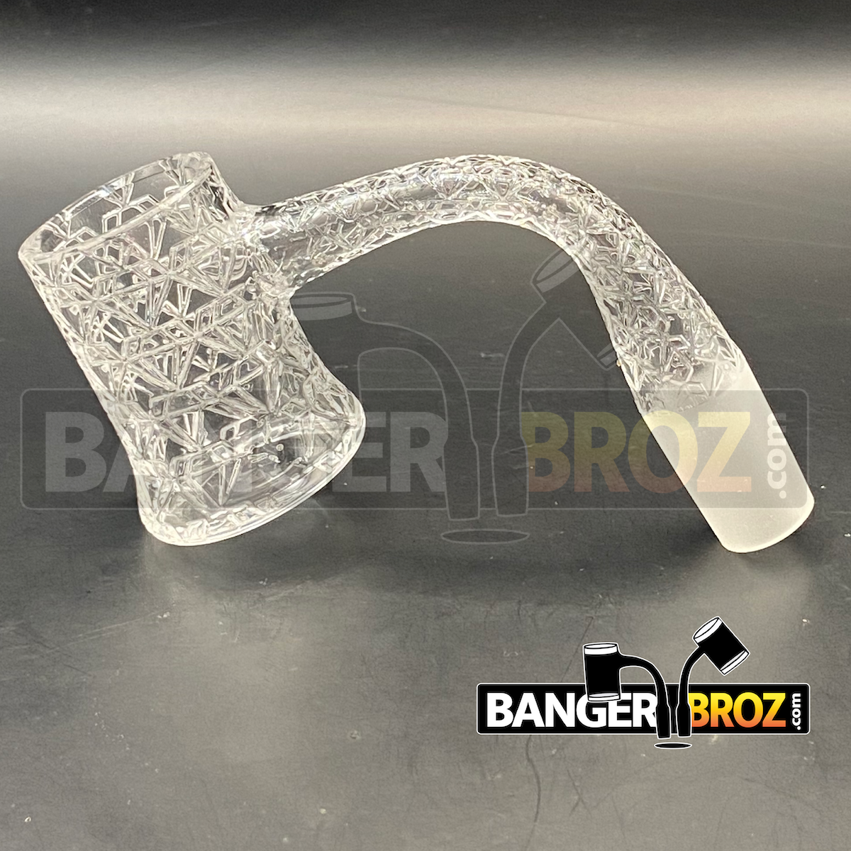 14mm Male 90 Degree Laser Etched Banger