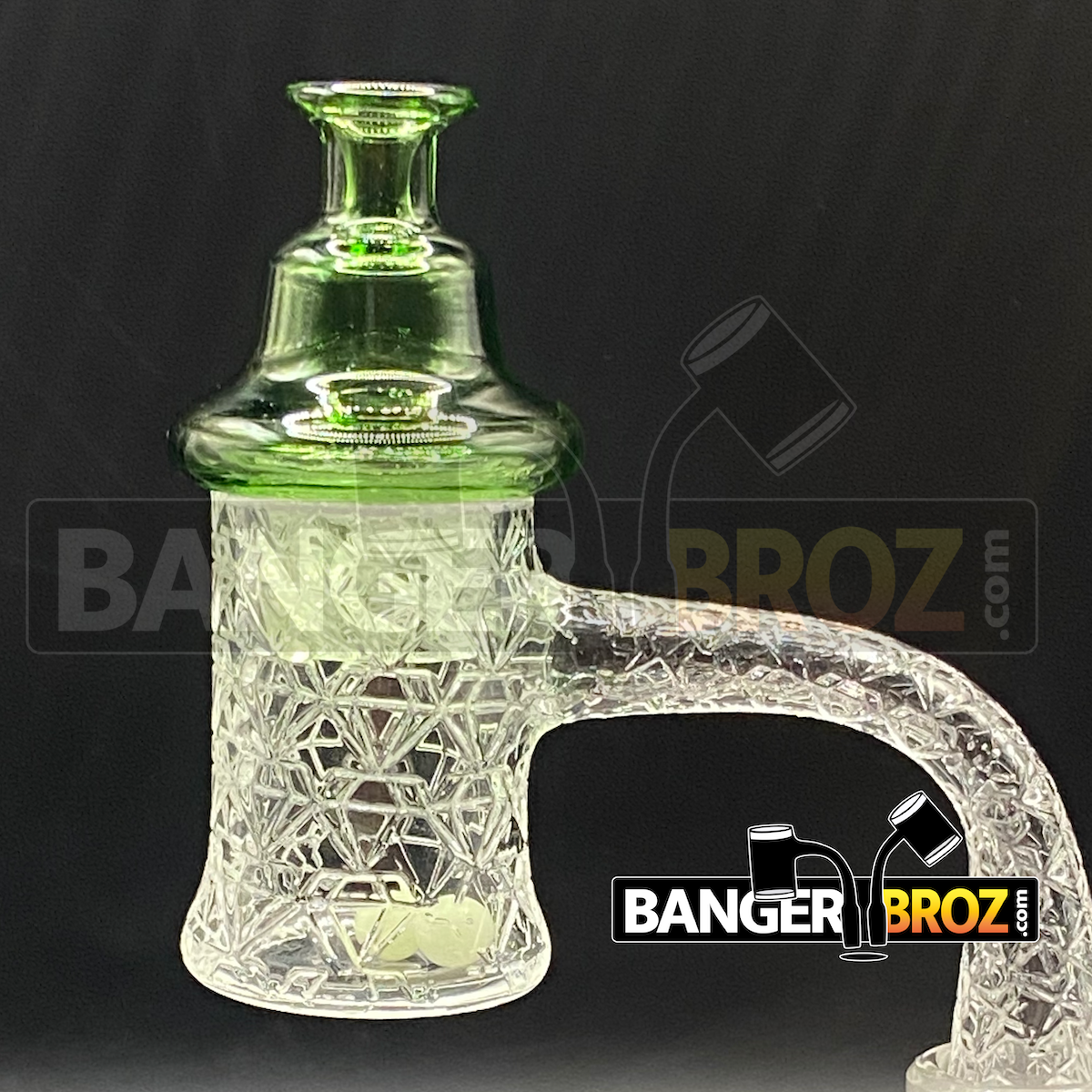 14mm Male 90 Degree Laser Etched Banger