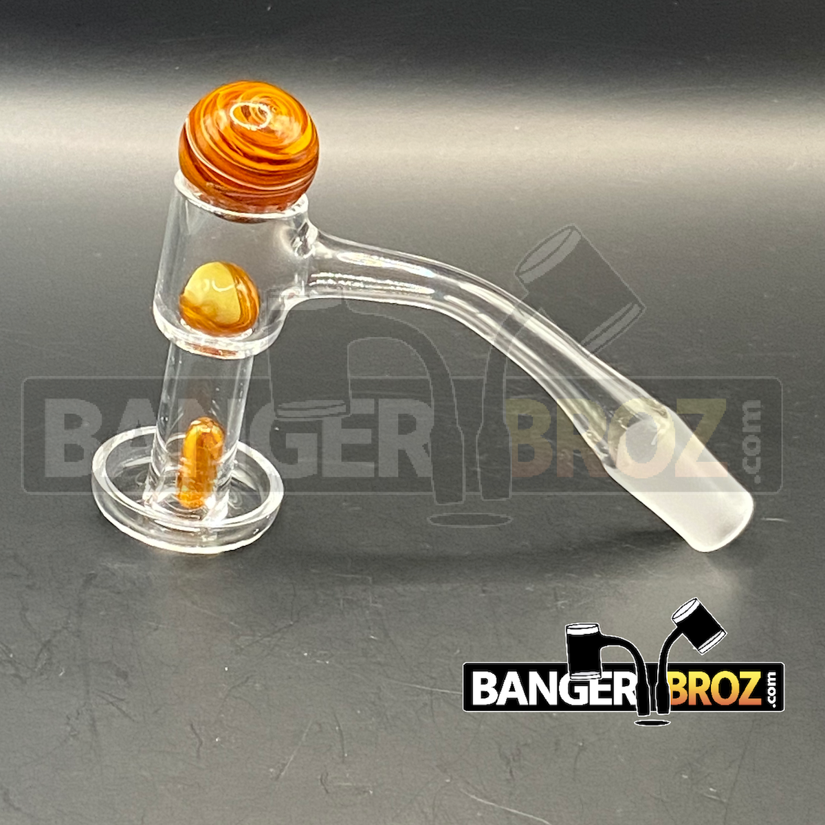 14mm Male 45 Degree Quartz Terp Slurper Pillar Set (Bronze)