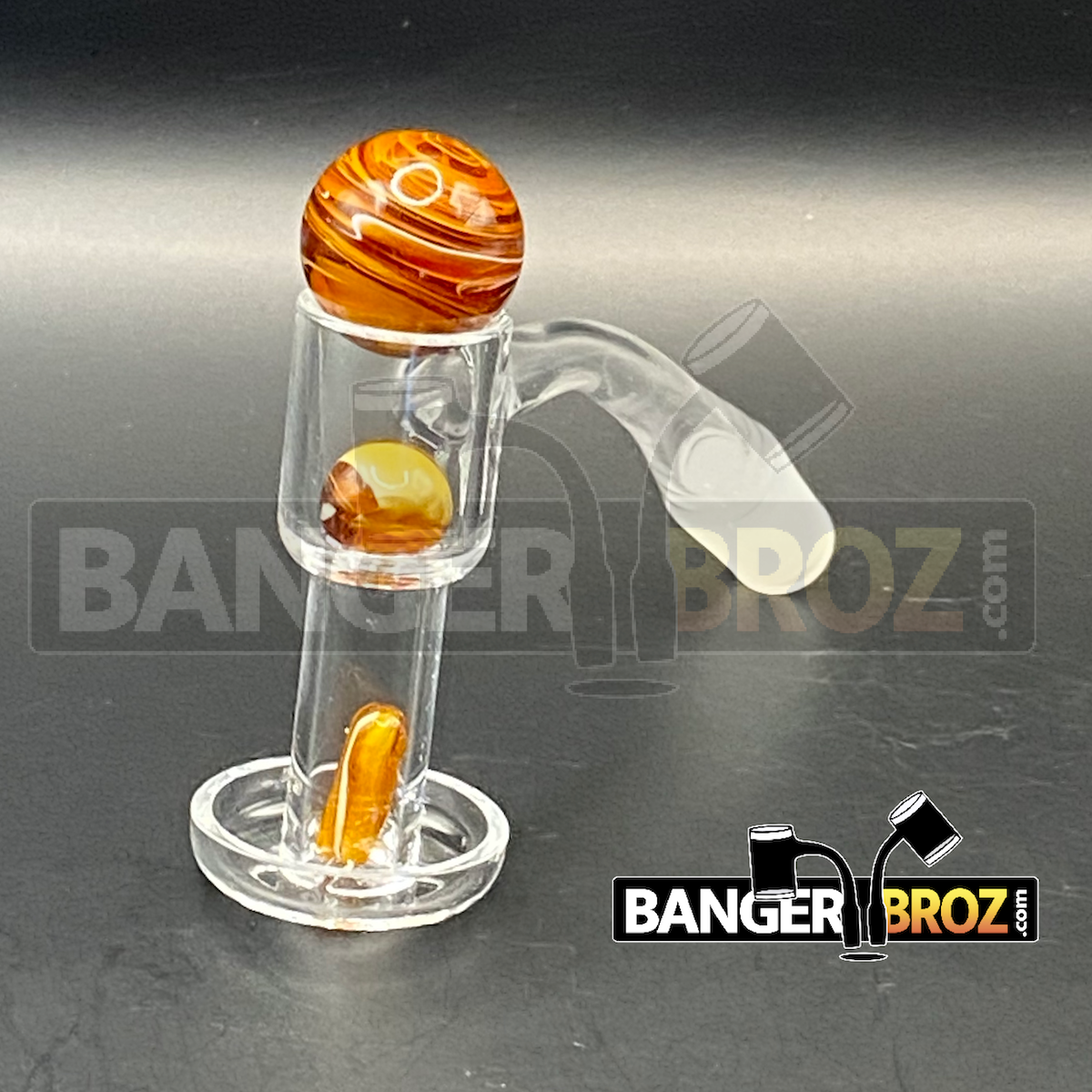 14mm Male 45 Degree Quartz Terp Slurper Pillar Set (Bronze)