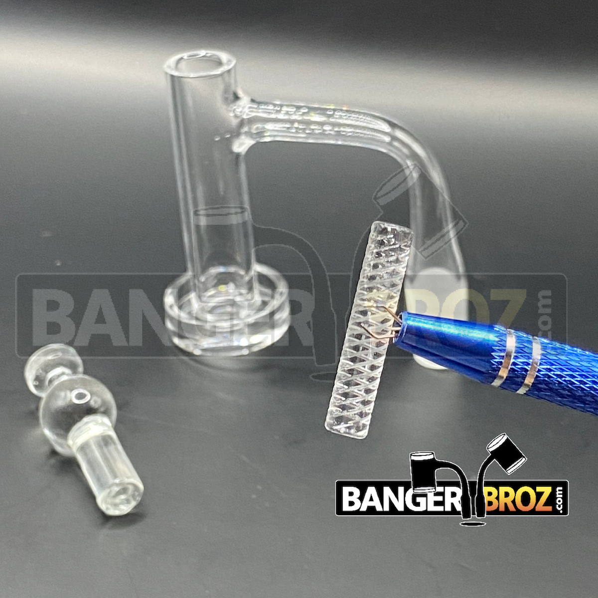 14mm Male 90 Degree Terp Tower Set - (Style D)