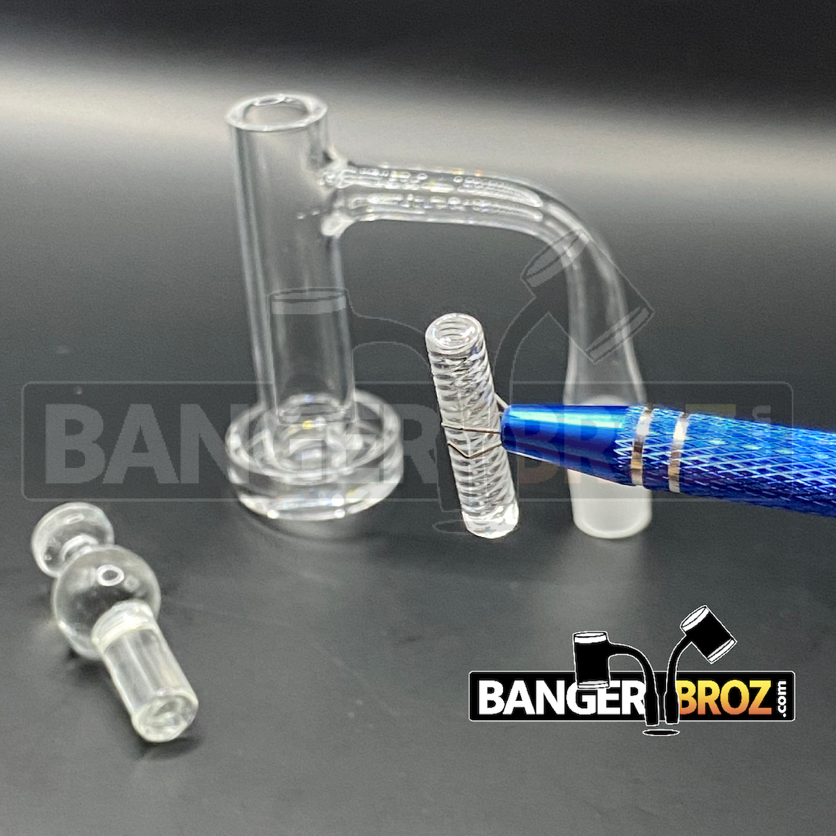 14mm Male 90 Degree Terp Tower Set - (Style D)