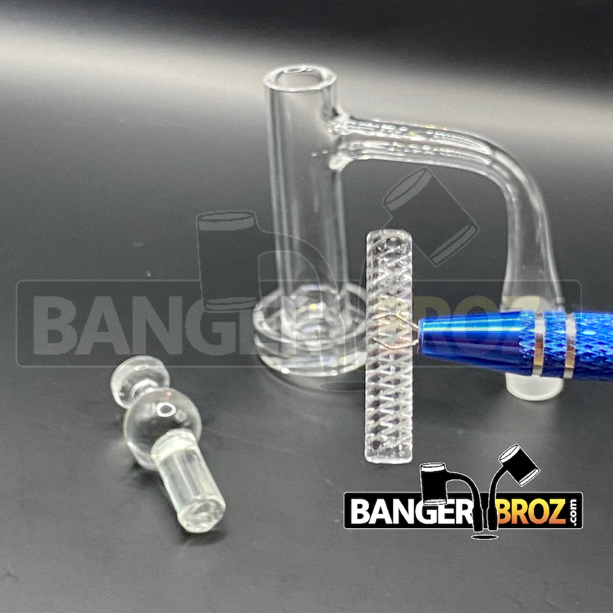 14mm Male 90 Degree Terp Tower Set - (Style D)