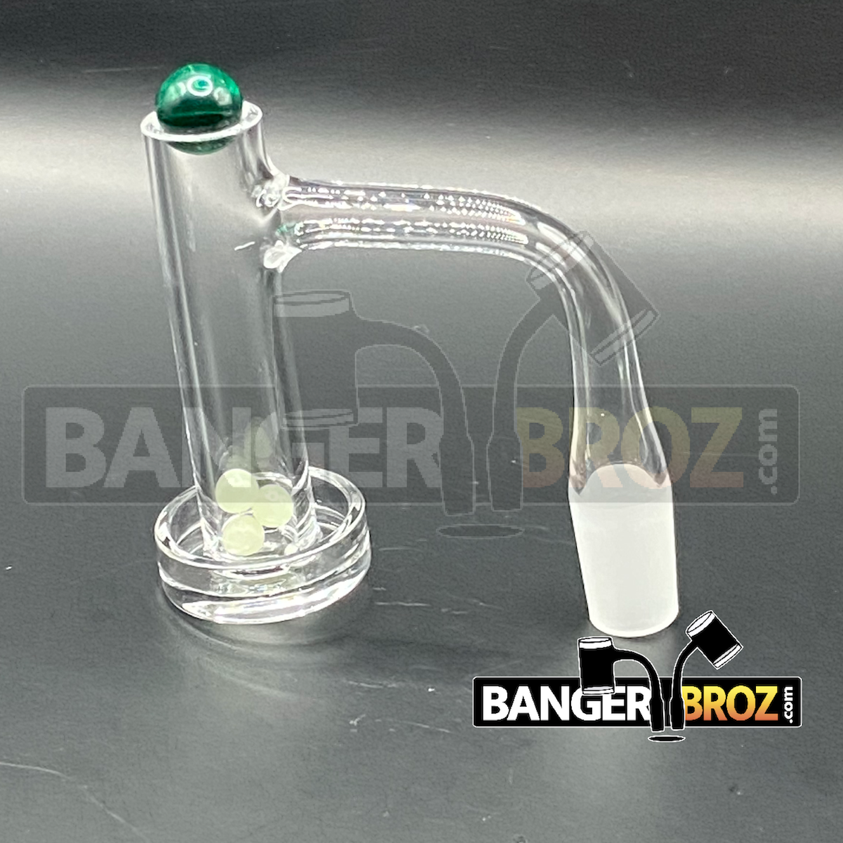 14mm Male 90 degree Terp Tower Set (Green)