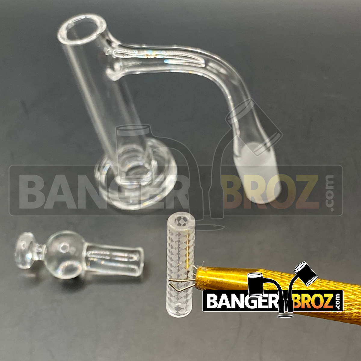 14mm Male 90 Degree Terp Tower Set - (Style A)