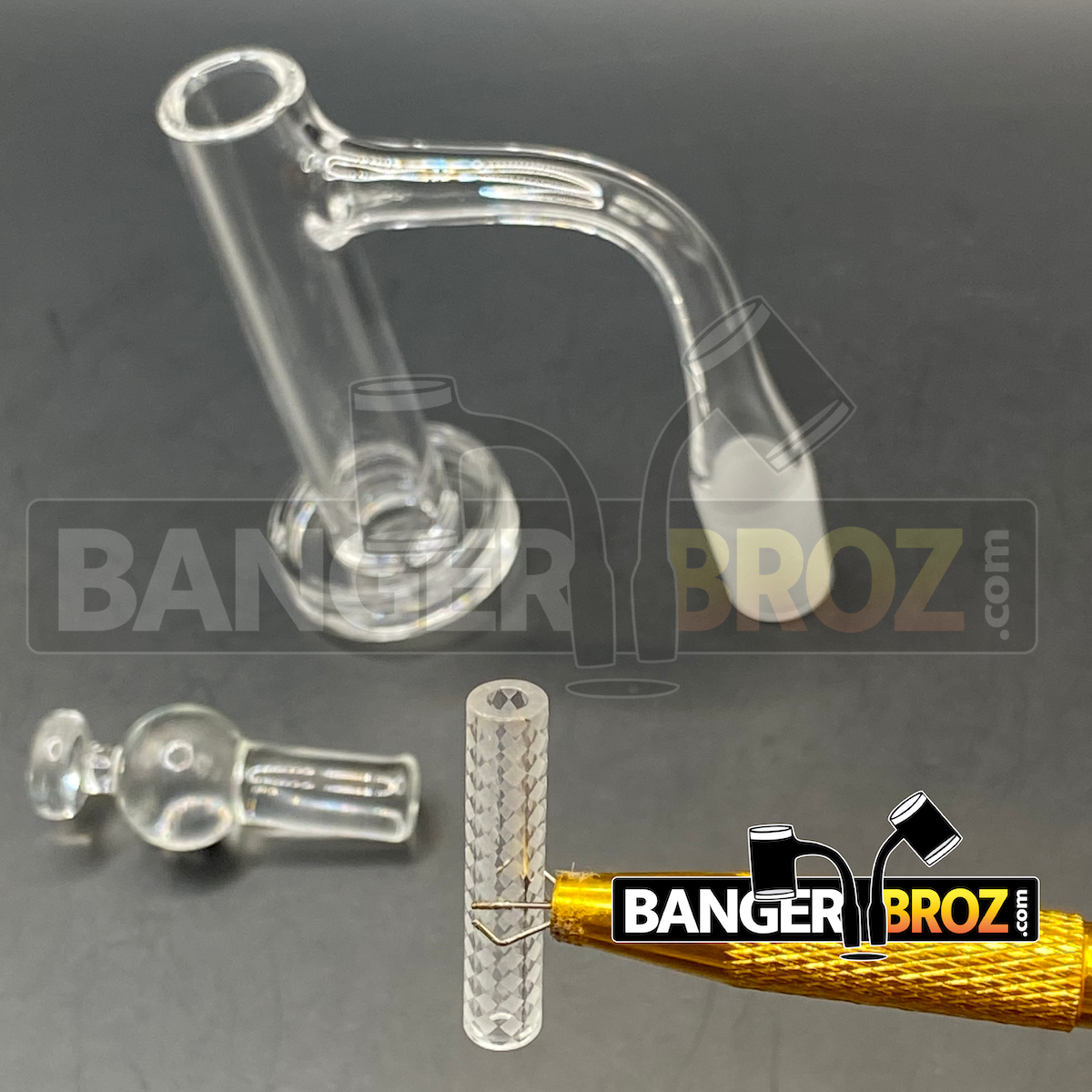 14mm Male 90 Degree Terp Tower Set - (Style A)