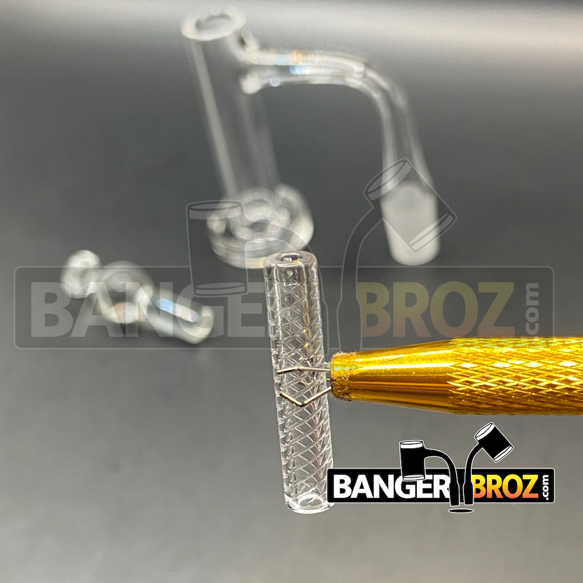 14mm Male 90 Degree Terp Tower Set - (Style C)